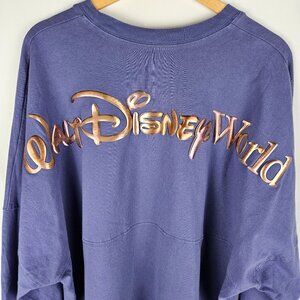 Walt Disney World 50th Anniversary Castle Spirit Jersey XXL Purple Long Sleeve